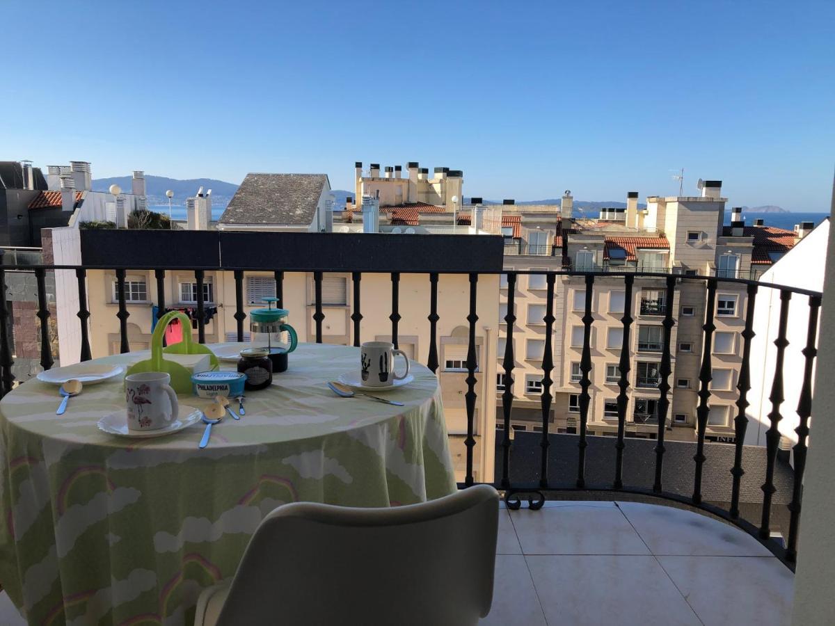 Ferienwohnung Enjoy Sanxenxo,200M Playa, Balcon Vistas Cies, Piscina & Terraza Azotea,2 Plazas Garaje, 2 Banos, Muy Luminoso, Muy Tranquilo,Muy Equipado, Centrico Exterior foto