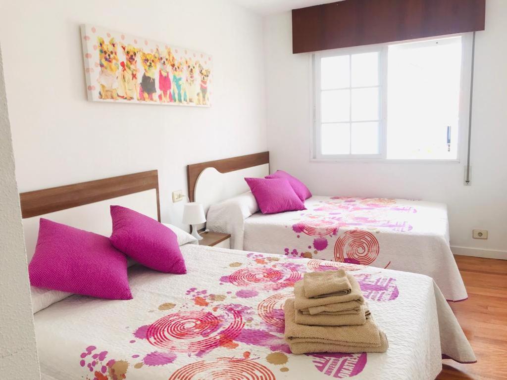 Ferienwohnung Enjoy Sanxenxo,200M Playa, Balcon Vistas Cies, Piscina & Terraza Azotea,2 Plazas Garaje, 2 Banos, Muy Luminoso, Muy Tranquilo,Muy Equipado, Centrico Exterior foto