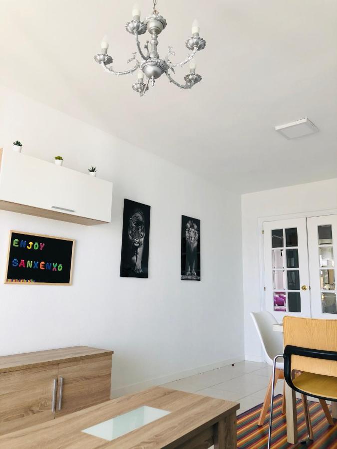 Ferienwohnung Enjoy Sanxenxo,200M Playa, Balcon Vistas Cies, Piscina & Terraza Azotea,2 Plazas Garaje, 2 Banos, Muy Luminoso, Muy Tranquilo,Muy Equipado, Centrico Exterior foto